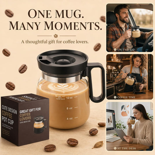 Mini Joe's Mugs - Mini Coffee Pot Mug 16 oz